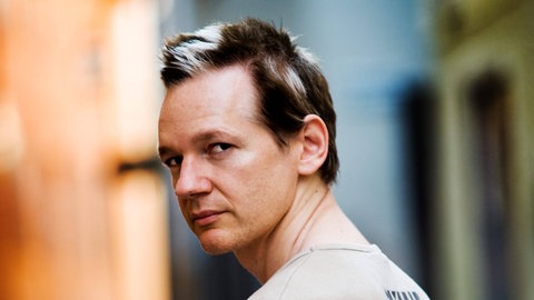Julian Assange 2010 in Stockholm
