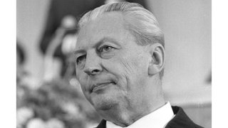 Kurt Georg Kiesinger (CDU) anlässlich des CDU-Bundesparteitages 1968 in Berlin