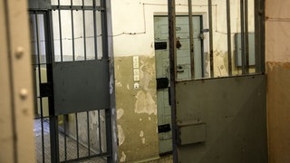 Zelle im Stasi-Gefängnis Hohenschönhausen