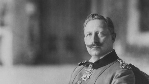 Kaiser Wilhelm II (1859 - 1941) im April 1914