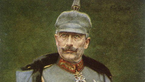 Kaiser Wilhelm II. (Bildpostkarte nach Gemälde)