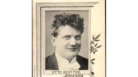 Sänger und Liedermacher Otto Reutter (1870 - 1931)