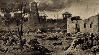 Szene aus der Schlacht bei Gorlice-Tarnow Mai 1915