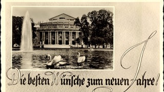 Staatstheater Stuttgart, Postkarte aus den 1930er-Jahren