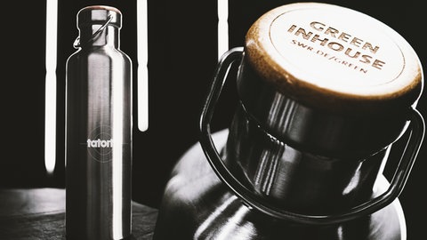 Tatort-Mehrwegflasche für Darsteller & Crew