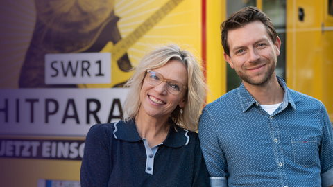 Die SWR1-Moderatoren Stefanie Anhalt und Corvin Tondera-Klein.