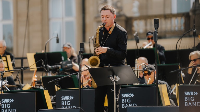 Benefizkonzert des Bundespräsidenten - Saxofonist