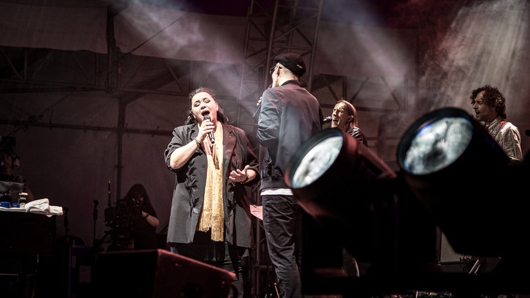 Die Premiere der Show "Viva la Vida" bei SWR1 Pop & Poesie beim SWR Sommerfestival