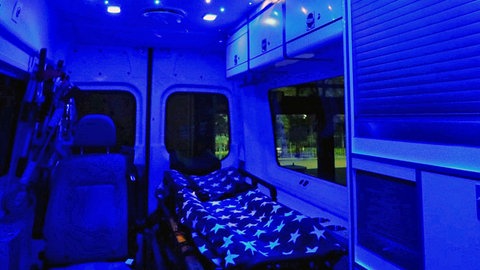 Der Wünschewagen von innen