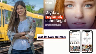 Martika Baumert Host von Digitalformat SWR Heimat moderiert den Talk