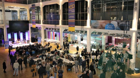 Eröffnung der ARD Hörspieltage mit Schertenlaib & Jegerlehner im Zentrum für Kunst und Medientechnologie Karlsruhe (ZKM). © SWRPeter A. Schmidt