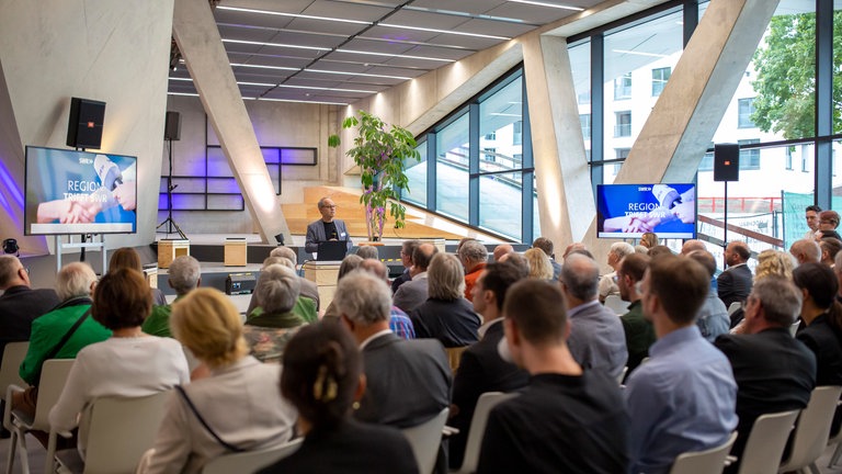 Region trifft SWR im neuen Medienzentrum des SWR am Standort Baden-Baden, am 21.09.2023