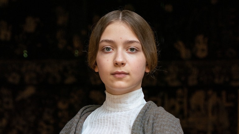 Porträt Martha Haberland als Margarete Steiff.