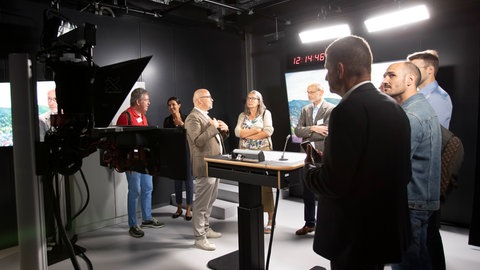 Region trifft SWR im neuen Medienzentrum des SWR am Standort Baden-Baden, am 21.09.2023