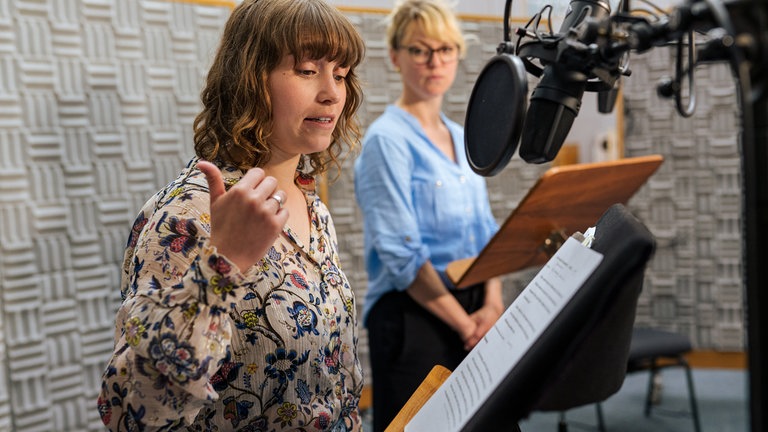 Von links: Janina Fautz (Anima), Lisa Wagner (Ekkelsberg).