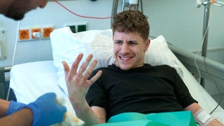 SWR Dokureihe "Die Unfallklinik" zeigt den Alltag in der Zentralen Notaufnahme der BG Klinik Ludwigshafen und Hubschrauber-Rettungseinsätze mit Christoph 5