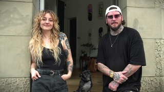 Isi (Isabel Kuhnt) und Junior (Alexander Braunbeck) von Lord's Bodega in Stuttgart. 