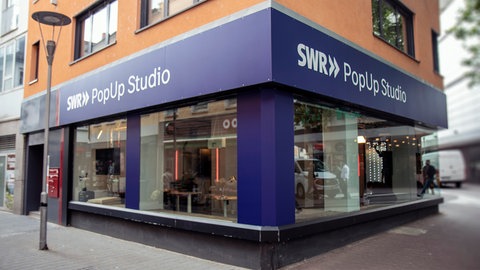 Das SWR PopUp Studio in der Mainzer Betzelsstraße 27