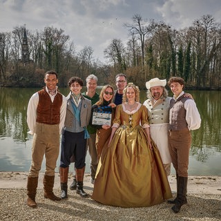 v.l. Chieloka Jairus, Riccardo Campione, Christian Theede, Lena Katharina Krause, Christoph Holthof, Silke Bodenbender, Aykut Kayacik, Frederic Balonier