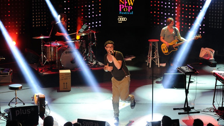 Mark Forster bei seinem Auftritt im Theater beim SWR3 New Pop Festival 2012.