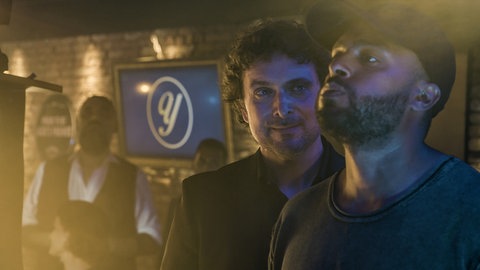 Die beiden Hauptdarsteller Stefan Mocker (li.) und Haben Tesfai.