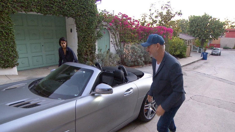 Hollywood-Regisseurs Roland Emmerich mit Ehemann Omar in Los Angeles
