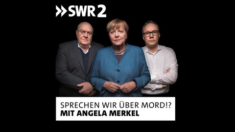Angela Merkel und dem ehemaligen Bundesrichter Thomas Fischer (li.) sowie Holger Schmidt