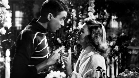 Donna Reed als Mary Hatch Bailey und James Stewart als George Bailey in "Ist das Leben nicht schön?"