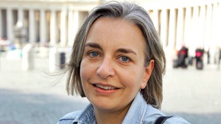 Die deutsche Fotografin Anja Niedringhaus 2005 in Rom
