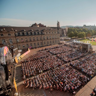 Das SWR Sommerfestival auf dem Stuttgarter Schlossplatz