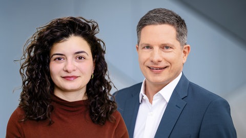 Egzona Hyseni links, Frank Bräutigam rechts