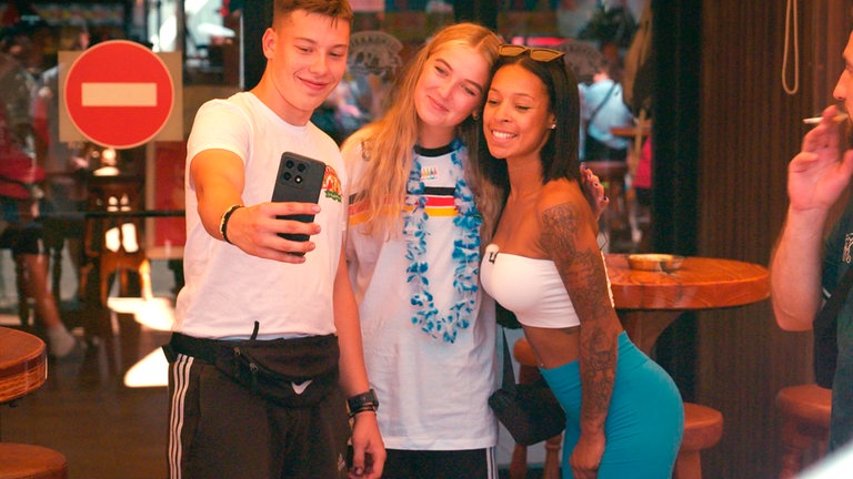Malin mit Fans
