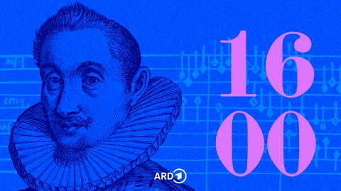 Keyvisual, (links) Portrait Hans Leo Hassler, (rechts) Jahreszahl 1600