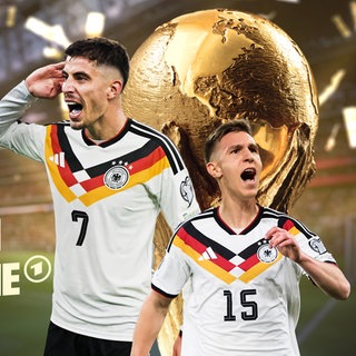 Die Reportagereise „WM-Wahnsinn und Titel-Träume: Deutschland bei der Mega-WM“ mit Esther Sedlaczek und Thomas Hitzlsperger steht ab 5. Juni in der ARD Mediathek zum Abruf bereit.