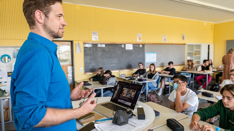 SWR Nachrichtenprofis in der Schule