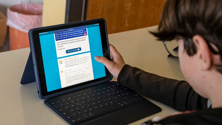 SWR Nachrichtenprofis in der Schule