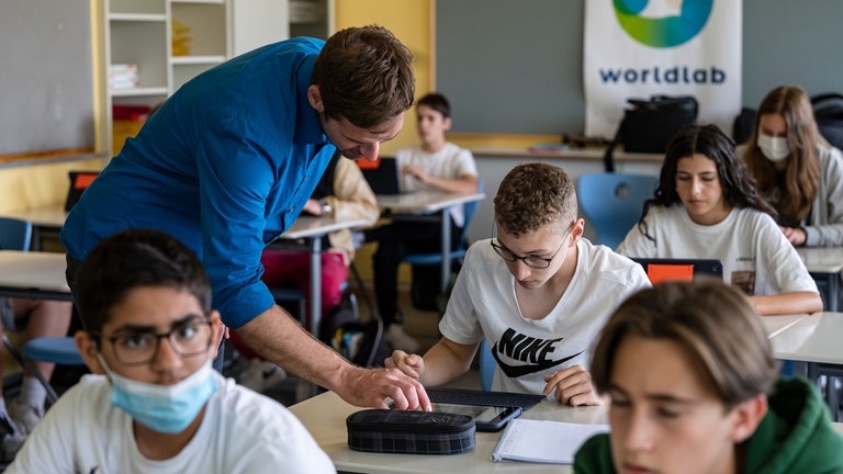 SWR Nachrichtenprofis in der Schule