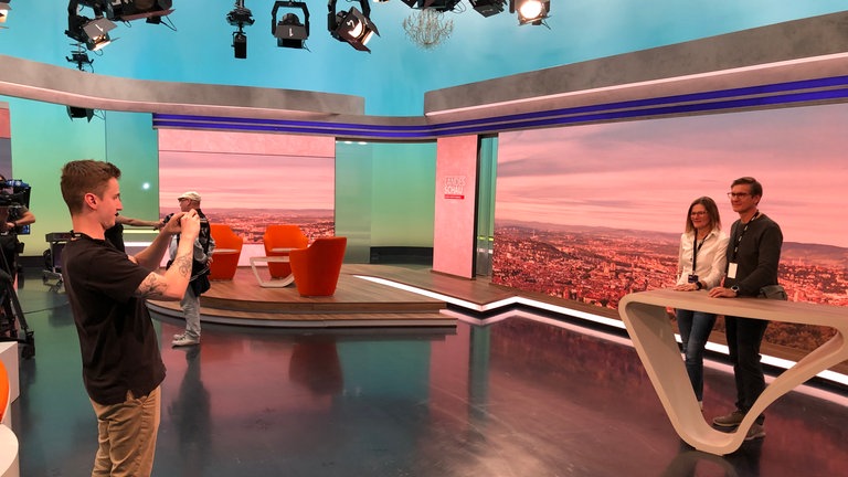 Der ARD Nachrichtentag 2024 im SWR Funkhaus Stuttgart.