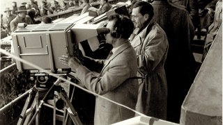 Fernseh-Liveübertragung eines Fußballländerspiels