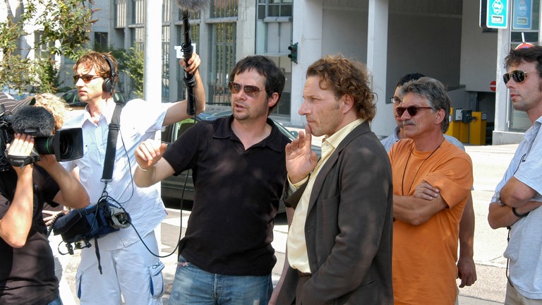 Richy Müller am Set seines ersten Tatorts