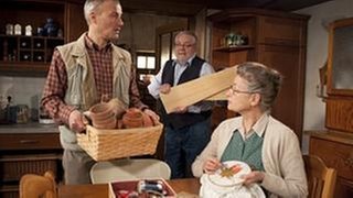 Karl, Hermann und Johanna in der Küche
