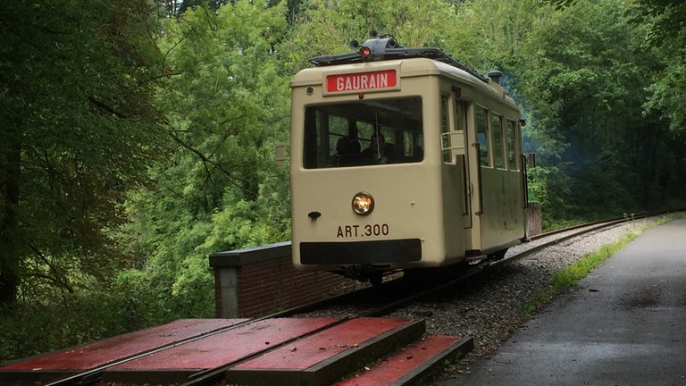 Eine Vizinalbahn ohne Strom – in Thuin gibt es auch eine Strecke für Dieseltriebwagen