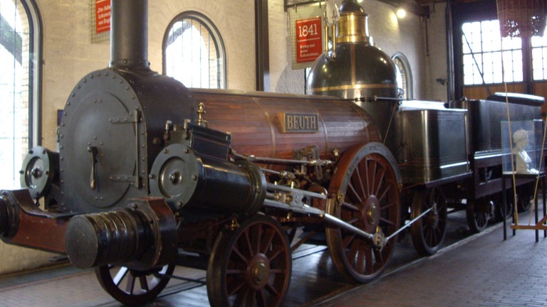 Borsig Lok "BEUTH" Nr. 24, Baujahr 1842 - Original-Nachbau von 1912