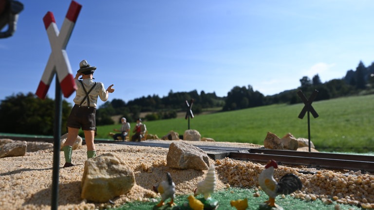 Am 12. September 2021 fand der alljährliche Modellbahntag in Dischingen statt, im Maßstab 1:22,5.