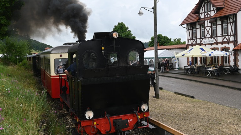 Ausgangspunkt der Härtsfeld-Museumsbahn ist der Bahnhof Neresheim auf der schwäbischen Ostalb.