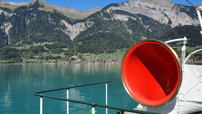 Im Hintergrund: Brienz. 