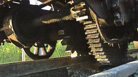 Die älteste Zahnradbahn der Welt.