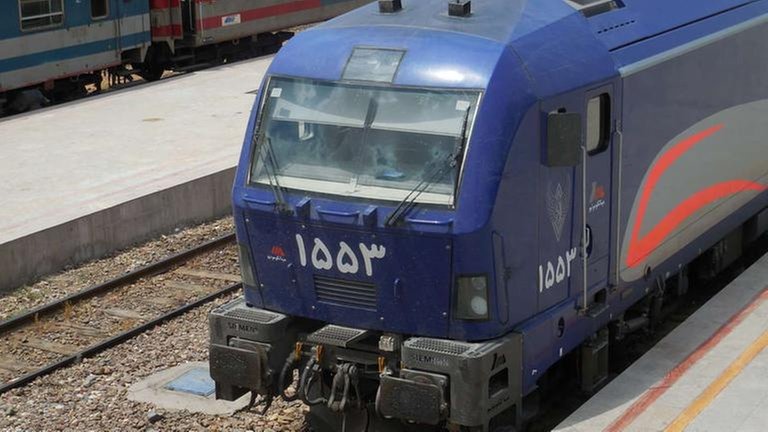 Lokomotive in Teheran