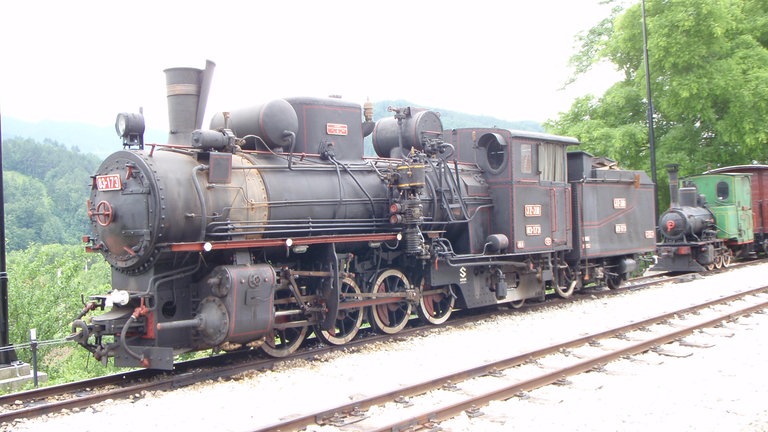 Die Schmalspurdampflok 83-173, Baujahr 1923, ist eine D1-Lok, der am längsten gebauten Dampfloktyp Europas, 1905 bis 1950 bei Jung in Jungenthal.
