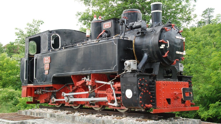 Schmalspurdampflok M. I. M. C. 764-427, Resita 1954